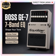 BOSS GE-7 Equalizer Pedal 7 Band Guitar EQ Compact Effects Pedal Tone Control