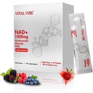 NAD Supplements UK, dengan Nicotinamide Riboside, Resveratrol & PQQ, 10.5 fl. oz NAD Cecair untuk Le
