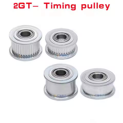 2GT 16T 20T 25T 30T 36T Synchronous Wheel Idler Pulley 3/4/5/6/7/8mm Bore 7/11mm Width With Bearing 