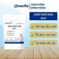 Emulsifier E471 Mono & Diglyceride OVOVITA helps stabilize fat & texture – 100g / 500g bag