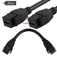 Video Cable 19-Core 4K HDTV Female to Female Short Cable Module Type HDTV Cable HDTV with Ear Lock P