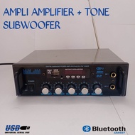 AMPLIFIER SUBWOOFER BLUETOOTH KARAOKE FM RADIO // MINI AMPLIFIER PLUS SUBWOOFER - GARLION POWER AMPLI KARAOKE SUBWOOFER