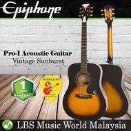 Epiphone Pro-1 41 Inch Acoustic Guitar Dreadnought Vintage Sunburst (PRO 1)