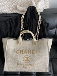 Chanel Deauville Large Tote Bag 沙灘袋奶粉袋