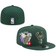 Milwaukee Bucks Fit Men Hat Women Fully Enclosed Sports DF1 IVHU