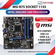 MSI B75MA-P45 / G43  Socket 1155 DDR3 B75 4 Ram Slot Motherboard Intel H61 B75 Mobo Mainboard