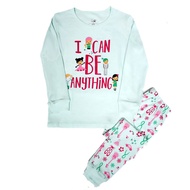 Kids Pajamas / Long Sleeve Set 4T - 10T - I Can AnythingBe