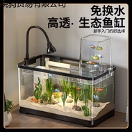 Akuarium tekanan negatif, akuarium kecil vakum terampai udara, akuarium ekologi, akuarium plastik hi