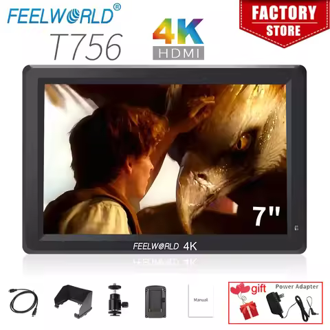 Feelworld 7 Inch IPS 1920x1200 4K Monitor HDMI Video Camera Field Monitor for DSLR Canon Nikon Sony 