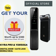 YALE YDR50GA + KYRA PRO PUSH PULL DIGITAL LOCK (COMES WITH FREE GIFTS)