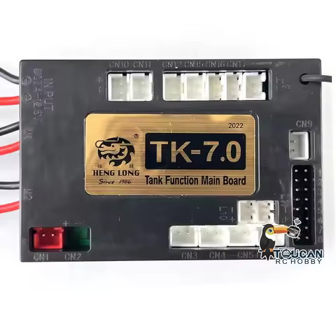 HENG LONG 1/16 RC Tank TK7.0 2.4Ghz Main Board Receiver Model Parts Sound Leopard 2 A6 Abrams M1A2 I