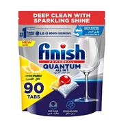 FINISH Dishwasher Quantum Powerball (Lemon) Tablet 90s (Clean & Shine)