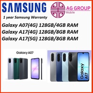 Samsung A17 4G | A17 5G | 128GB/8GB RAM l A07 4G 128GB/4GB RAM | 1 YEAR WARRANTY