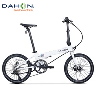 Dahon 20-Inch Variable Speed Foldable Bicycle Ultra-Light Aluminum Alloy D8 Disc Brake Adult Men and Women Bicycle