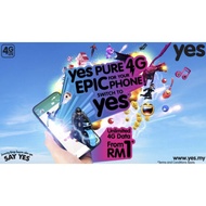 YES sim /YES Pure 4G 7mbs  / 30days unlimited data