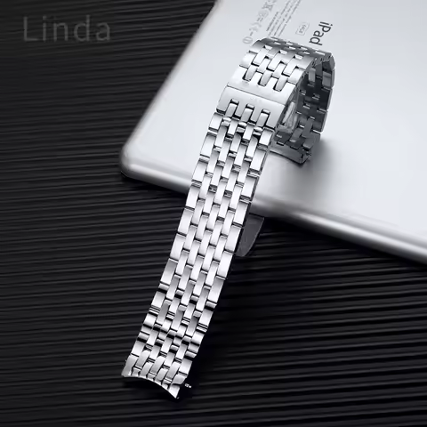 For Tissot T063 Junya Series Watchband T06364a Replace Original Double Press Buckle T063617a 20mm wi