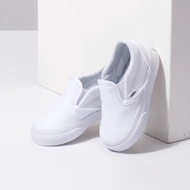 PUTIH Vans1 SLIPON Shoes WHITE Boys Girls Shoes For Toddlers FULL WHITE