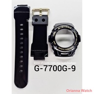 bip strap Aksesori ☼CASIO G-SHOCK BAND AND BEZEL G7700 G7710 100% ORIGINAL