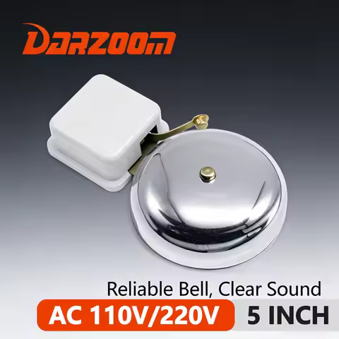alarm bell call ring 5 inch 125mm AC110V/220V Traditional high quality external attack style high de
