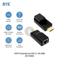 Extender HDMI 60M Direct Over Cable LAN Cat6/Cat5e - HDtv Extender 60meter