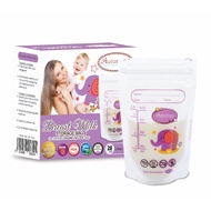 Autumnz Double Ziplock Breastmilk 28 Storage Bags 3.5oz/5oz/7oz/10oz/12oz
