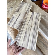 Teak Wood Sheet Width 4-6 Inches Length 30 Cm. Thickness1.3cm Roll Up 2 Sides Ready To Use.
