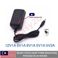 Ac To Dc Power Adapter 12V 5V 6V 9V 15V 18V 19V 20V 22V 24V 26V 27V 36V AC to DC5.5 x 2.1/2.5MM UK P