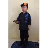 Hot Produk Baju Brimob - Seragam Pdl Brimob Anak-Baju Profesi Brimob