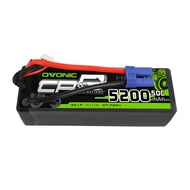 OVONIC 3S Lipo Battery 50C 5200mAh 11.1V Lipo Battery with EC5 Connector for Arrma 1/5 1/8 1/10 RC C