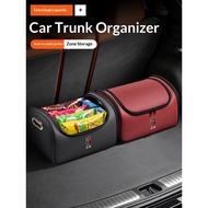 For HongQi H5 H7 HS5 E-HS3 HS7 PHEV H9 E-QM5 HQ9 EH7 S9 HS3 Car Seat Storage Bag Trunk Organizer Sto