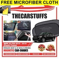 BMW X3 F25 2010 - 2018 (Plastic Frame) magnetic sunshade