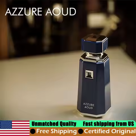French Avenue Azzure Oud Eau de Parfum Spray 3.4 Ounce Original Arab Perfumes Natural Lasting Orient