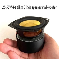 3 Inch Speaker Woofer 25-50W 4-8 Ohm Home Audio Ampliifer Mid-woofer