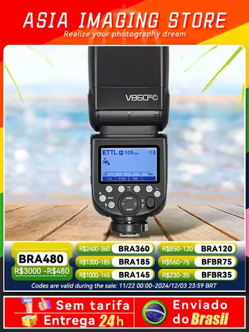 Godox V860III TTL HSS 2.4G Speedlite V860IIIC V860IIIN V860IIIS Camera Flash for Canon Sony Nikon Fu