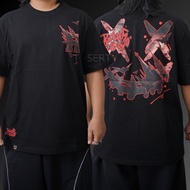 Ricky Is Clown Bat Wings Black Tee Original Ricky Is Clown Authentic T-Shirt/