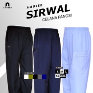 Amused. Sirwal Pants SML XL XXL Pangsi Sholat Silat Komprang Men's Long Pants