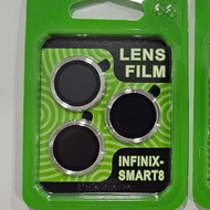 Infinix Hot 60/60i/50 5G/Smart 10 Plus/9/8/40i/Note 40X CD Titanium Camera Lens Cover 3D Alloy Glass