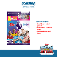 TOPPS Premiere League Starter Pack Trading Card Game 2025 (10 cards + Binder + Checklist ) TCG