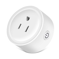 1ปลั๊กไฟ wifi Smart Socket Mini Plug การควบคุมระยะไกล สมาร์ทปลั๊กไฟ สามารถสั่งงานด้วยเสียงผ่าน Google Homeได้