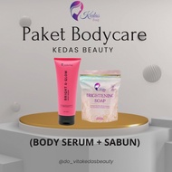 T1. Paket Bodycare (Body Serum + Sabun) Kedas Beauty