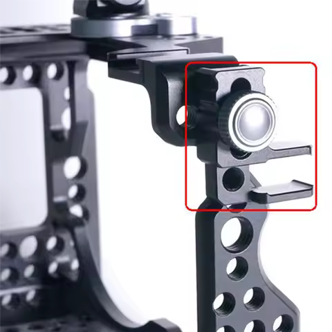 B03B-Black Camera Cage Cable Clamp For Sony A7 A72 A73 A7R4 A6000 A6300 A6400 Cage Quick Release L P
