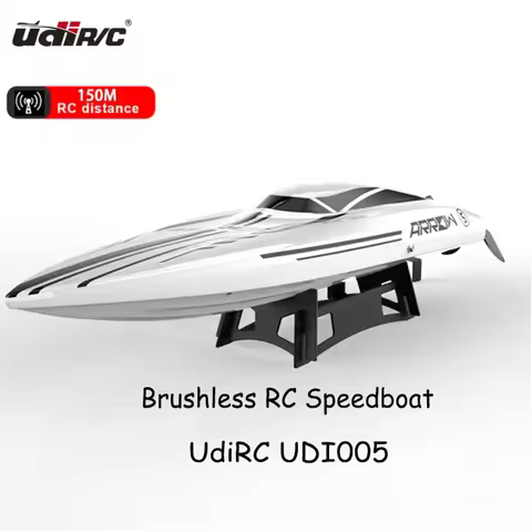 UdiRC UDI005 RC Boat 2.4GHz 50Km/H High Speed Waterproof Radio Control Boat Brushless RC Speedboat P