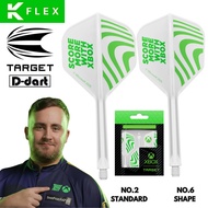 TARGET K FLEX DARTS FLIGHT-【 No.2/No.6】XBOX K-Flex Flight System Dart Flights