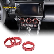 For  BRZ /  86 2022 2023 Car Air Conditioning Knobs Switch Ring Trim Parts Interior Accessories  3Pi