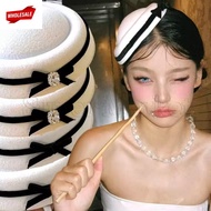 (BC)1/2Pcs Black Bowknot De Hat Hair Clips - College Accessories - for Wen Girls Party Waer - Rhines