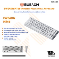 SG [In Stock] EWEADN MT68 wireless Bluetooth mechanical keyboard Small office keyboard-68-key