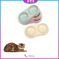 PTT Tempat Makan Kucing Anjing 2 in 1 Mangkok Minum Hewan Doggy Lucu 2in1 Mangkok Makan Hewan Double