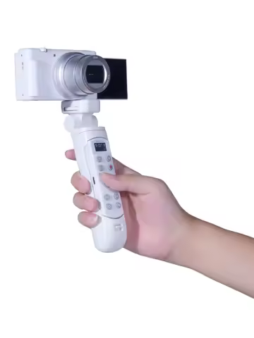 for Sony Vlogging Shooting Grip Tripod, Rechargeable Wireless Camera Remote Control with OLED Screen