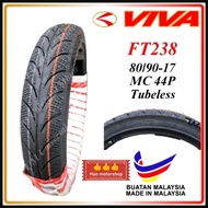 ❤️TAYAR 80/90X17 BRAND VIVA❤️TUBELESS FT238 FT390 FT100 BUNGA DIAMOND & TAJAM SEBIJI RM52 SAHAJA❤️