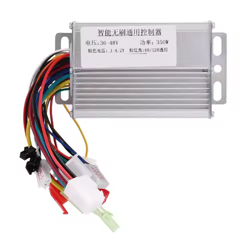 Electric Bike Motor Controller 36V/48V 350W12 Tube Brushless DC Motor Controller For Electric Bicycl